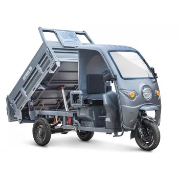 Грузовой электротрицикл Rutrike D5 КАБИНА гидравлика 1700 60V1200W 